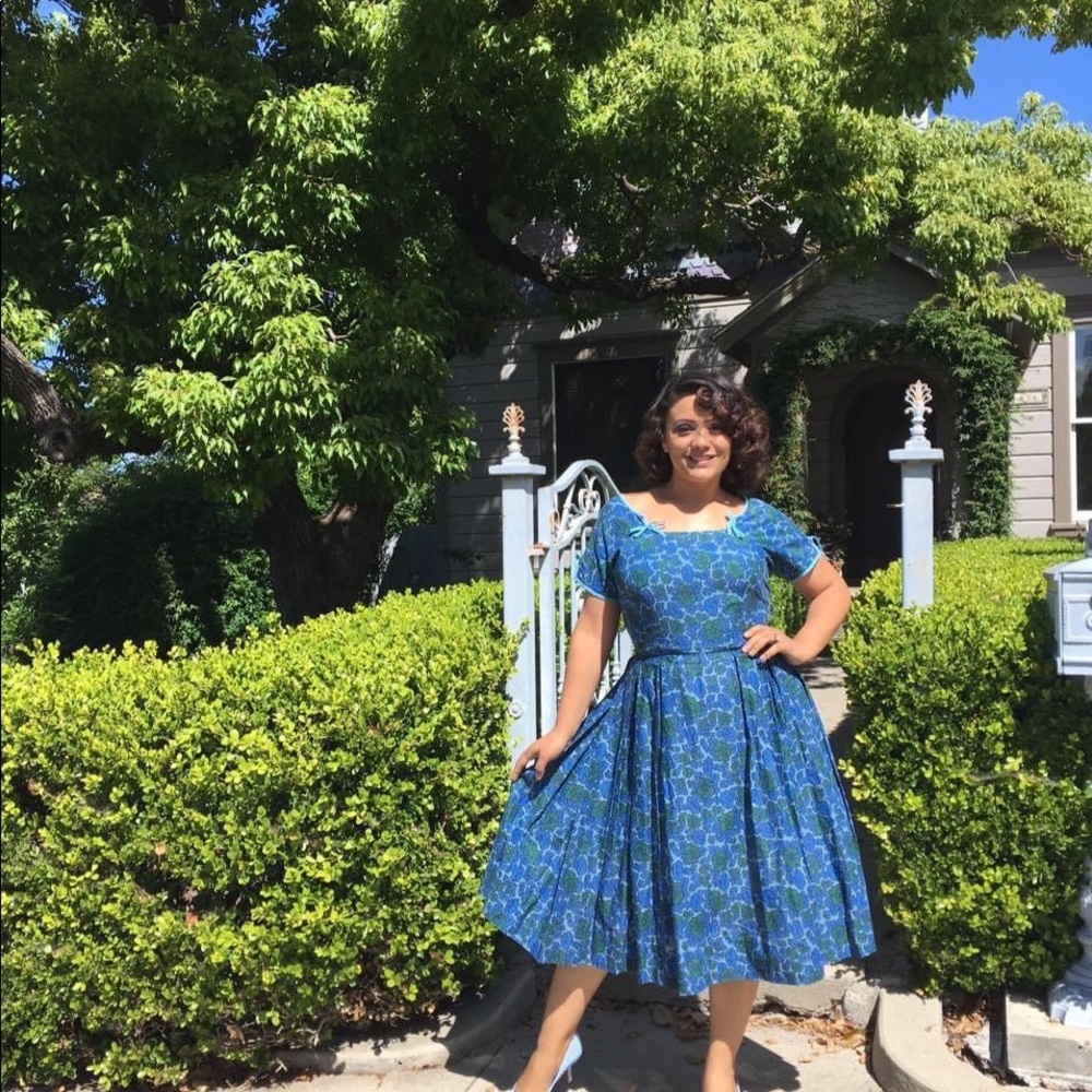 VOLUP vintage 50s dress floral